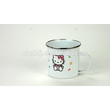 Tazas de esmalte blanco superventas 12 oz